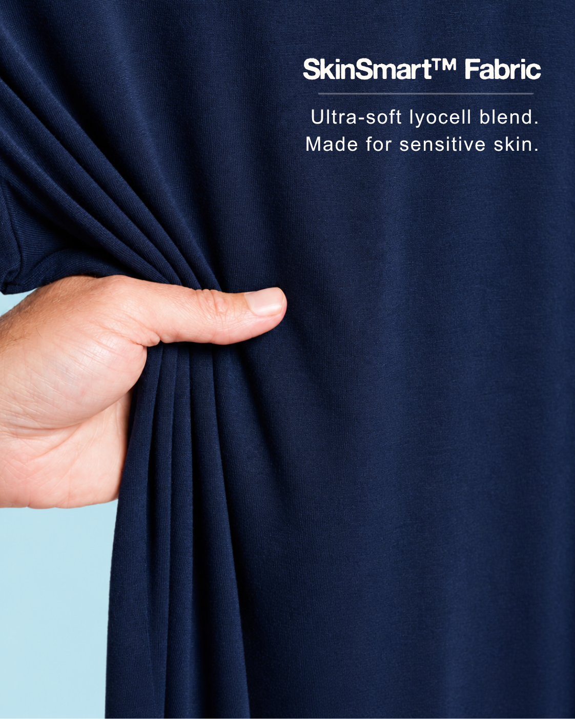 SOS Save Our Skin Men's Tee – Ultra-Soft Shirt for Sensitive Skin