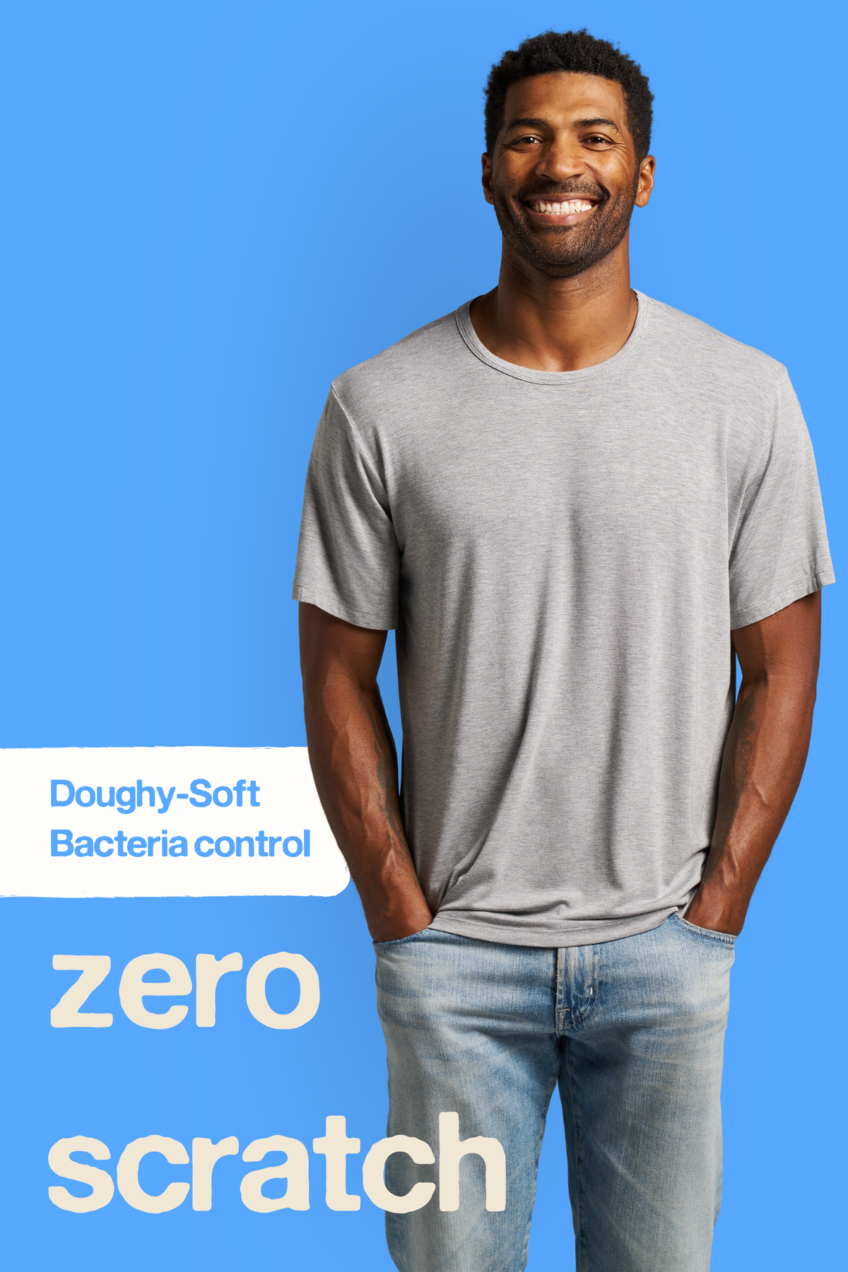SOS Save Our Skin Men's Tee – Ultra-Soft Shirt for Sensitive Skin